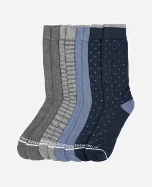 Half Cushion Dress Crew Socks 4-Pack