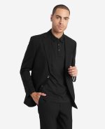 Travel-Ready Modern-Fit Stretch Suit Separate Jacket
