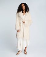 Faux Fur Midi Jacket