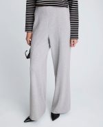 Scuba Knit High Rise Pull-On Wide Leg Pant