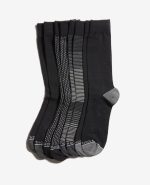 Vertical Dash Dress Crew Socks 4-Pack