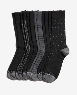 Pattern Dress Crew Socks 6-Pack