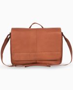 Colombian Leather Crossbody Messenger Bag