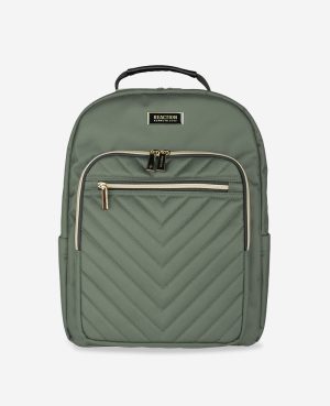 Chelsea 15.6-Inch Chevron Quilted Computer Backpack