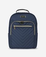 Chelsea 15.6-Inch Chevron Quilted Computer Backpack