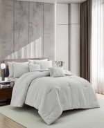 Space Dye Grid Comforter Set