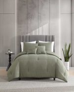 Variegated Waffle Comforter Set