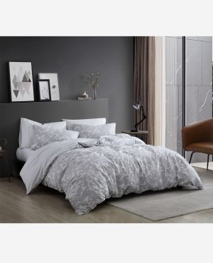 Merrion Grey Comforter + Sham Set