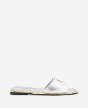 Asher Metallic Metal Ring Sandal
