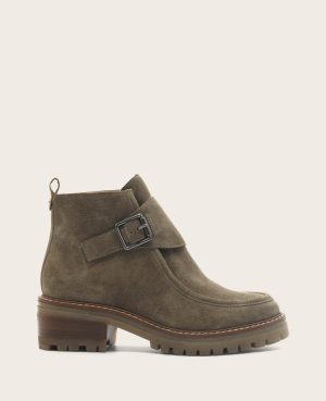 GENTLE SOULS - Baden Suede Buckle Boot