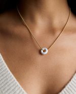 BONBONWHIMS Mental Health Coalition Charm Necklace - White