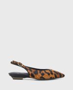 Berkette Leopard Calf Hair Slingback