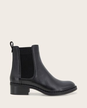 GENTLE SOULS - Best Leather Elastic Bootie
