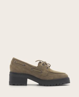 GENTLE SOULS - Brigly Suede Lug Boat Shoe