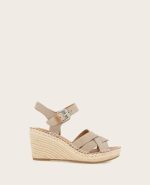 GENTLE SOULS - Caspian Nubuck Espadrille Wedge