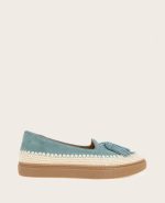 GENTLE SOULS - Citrus Tassel Suede Platform Slip On