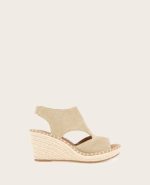 GENTLE SOULS - Cody Metallic Suede Espadrille Wedge