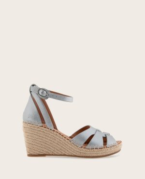 GENTLE SOULS - Coolie Metallic Espadrille Wedge