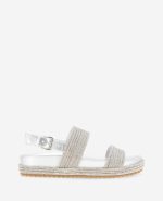 REACTION - Debra Two Band Crystal Sandal