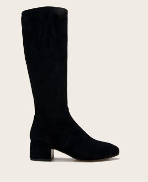 GENTLE SOULS - Ella Suede Stretch Boot with Wide Calf