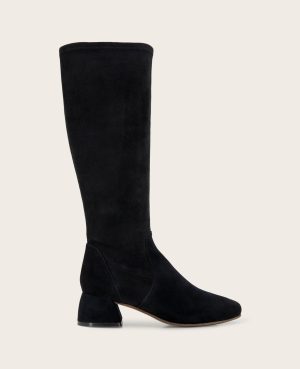 GENTLE SOULS - Emily Micro Suede Stretch Boot with Wide Calf