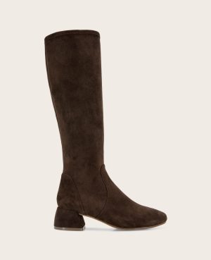 GENTLE SOULS - Emily Micro Suede Stretch Boot with Wide Calf