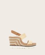 GENTLE SOULS - Evora Textile Espadrille Wedge