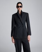 Flannel Double Breasted Jacket