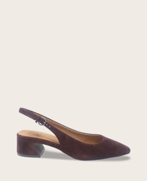 GENTLE SOULS - Georgia Suede Slingback Heel