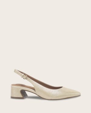GENTLE SOULS - Georgia Snake Slingback Heel