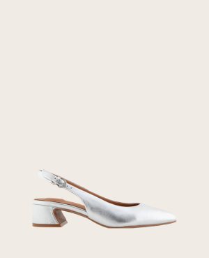 GENTLE SOULS - Georgia Metallic Slingback Heel