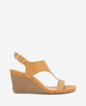 REACTION - Greatly Woven Wedge Thong Sandal