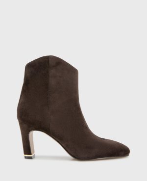 Grizelda Suede Heel Boot