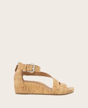 GENTLE SOULS - Gwen Cork Wedge Sandal