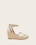 GENTLE SOULS - Charli Suede X-Band Espadrille Wedge Sandal