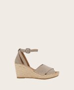 GENTLE SOULS - Charli Suede X-Band Espadrille Wedge Sandal
