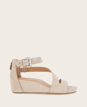 GENTLE SOULS - Gwen Nubuck Wedge Sandal