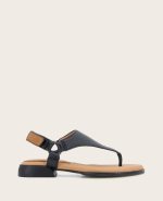 GENTLE SOULS - Holly Leather Ankle Strap Thong