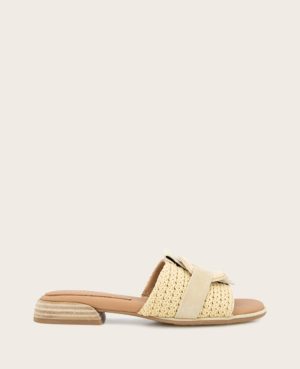 GENTLE SOULS - Hudson Raffia Slip On Sandal