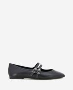 Jasmine Leather Mary Jane Flat