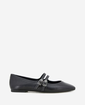 Jasmine Leather Mary Jane Flat