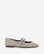 Jasmine Tweed Mary Jane Flat