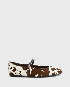 Jasper Calf Hair Ballet Flat