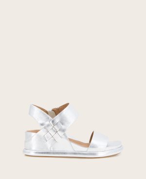 GENTLE SOULS - Jolisa Metallic Woven Detail Wedge