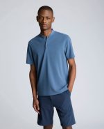 Performance Band-Collar Henley