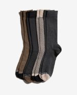 Herringbone Dress Crew Socks 4-Pack