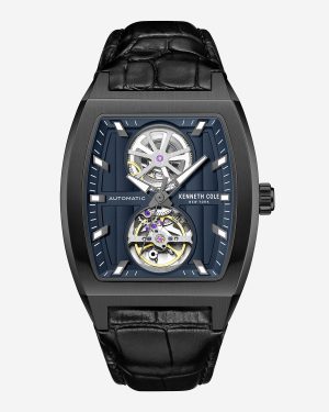 Curved Automatic Strap Watch