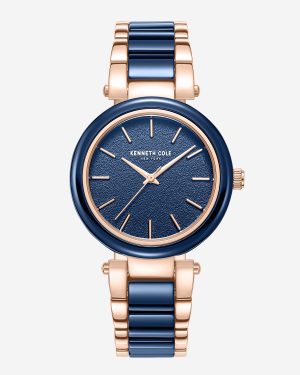 Two-Tone Classic Ceramic Bracelet Watch