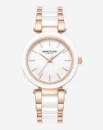 Two-Tone Classic Ceramic Bracelet Watch