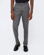 Slim-Fit Stretch Twill Dress Pant